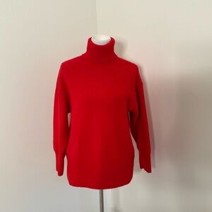 Worthington Bold Red Turtleneck Sweater